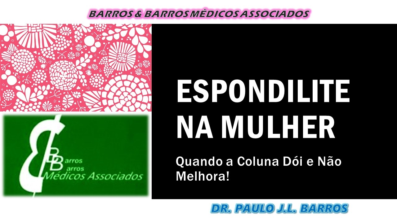 ESPONDILITE NA MULHER
